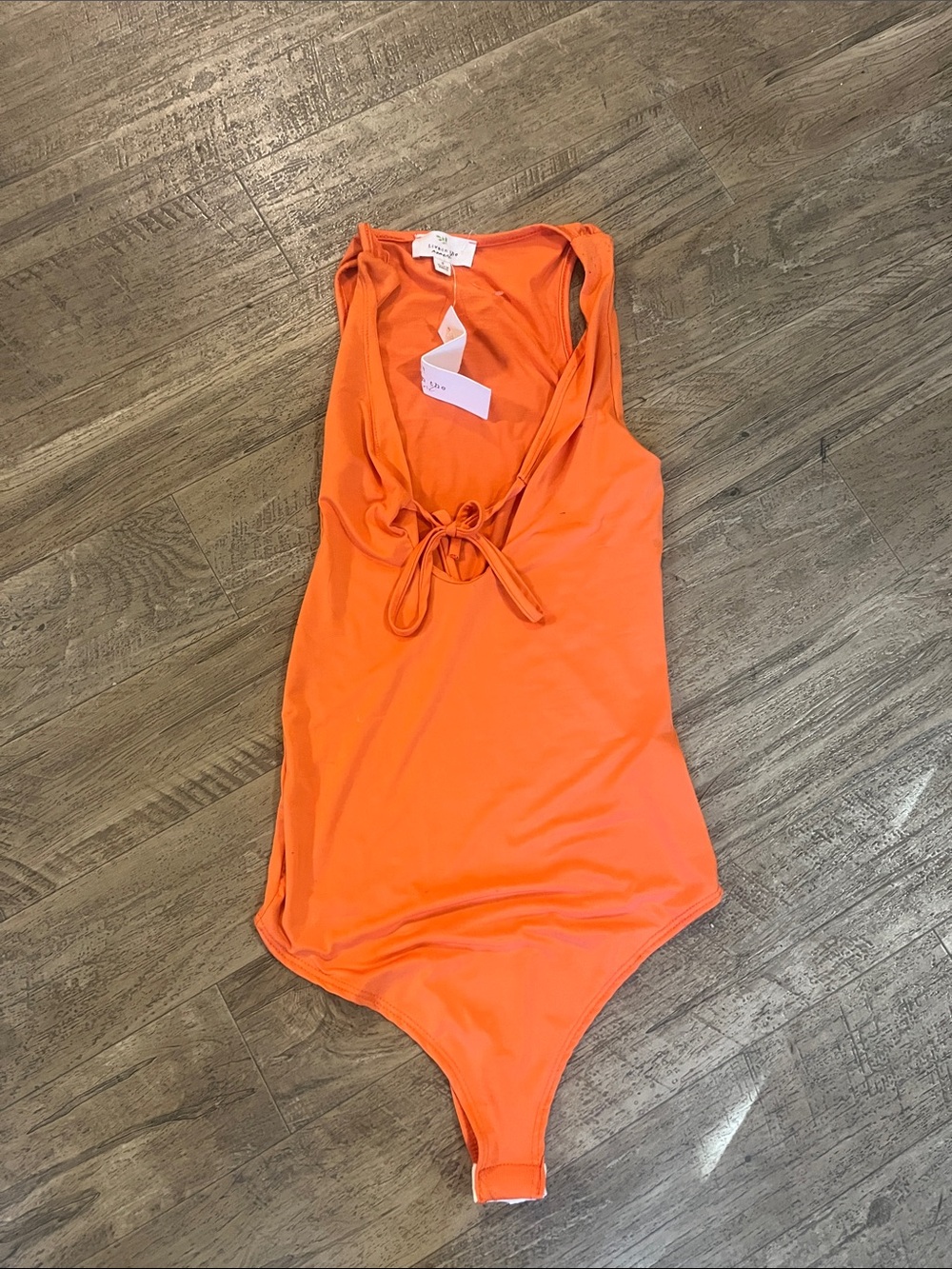Orange love in the moment Bodysuit